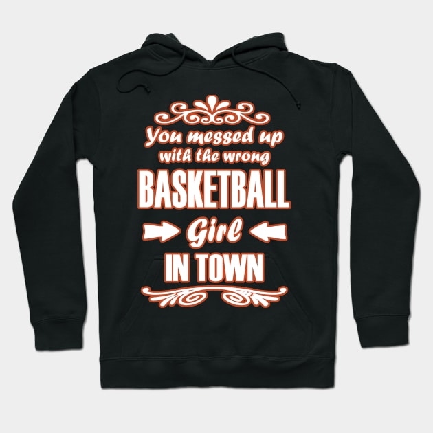 Basketball Hobby Team Gift Girl Basket Hoodie by FindYourFavouriteDesign